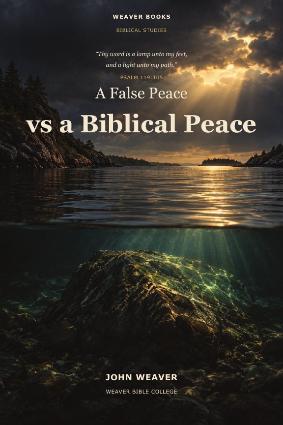 Front cover of A False Peace vs a Biblical Peace