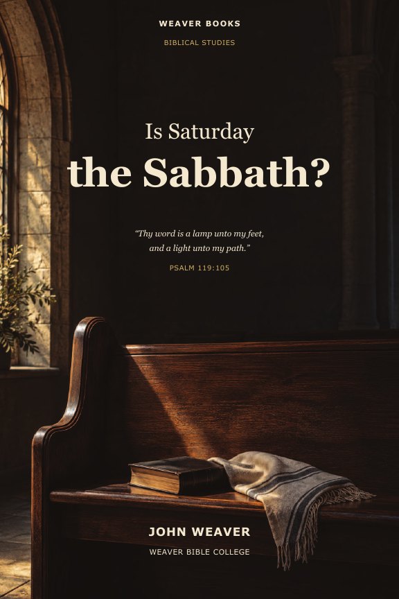 Front cover of Is Saturday The Sabbath?