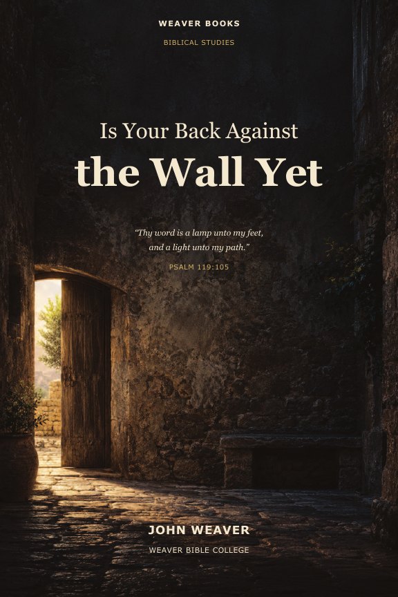 Front cover of Is Your Back Against The Wall Yet
