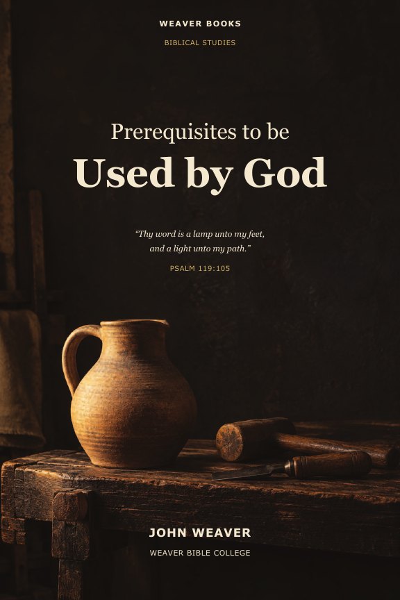 Front cover of Prerequisites to be Used by God