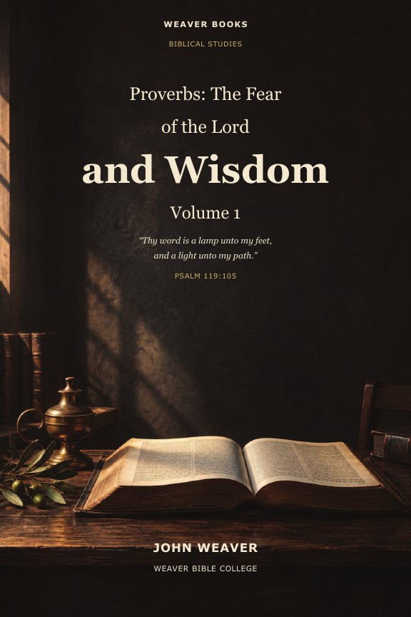 Front cover of Proverbs: The Fear of the Lord and Wisdom - Volume 1