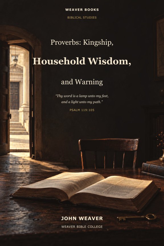 Front cover of Proverbs: Kingship, Household Wisdom, and Warning