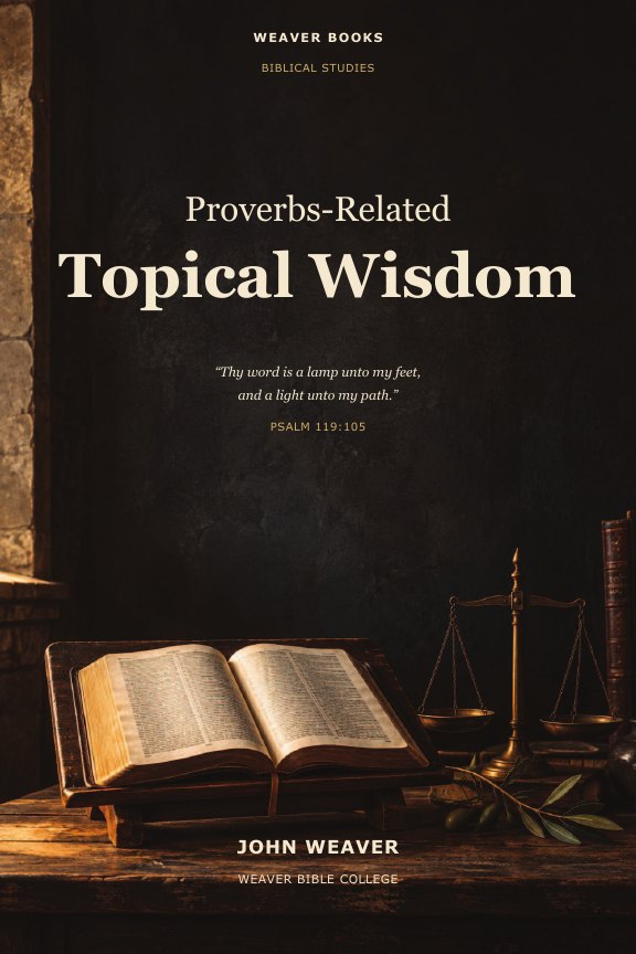 Front cover of Proverbs-Related Topical Wisdom
