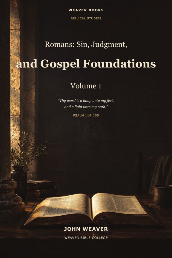 Front cover of Romans: Sin, Judgment, and Gospel Foundations - Volume 1