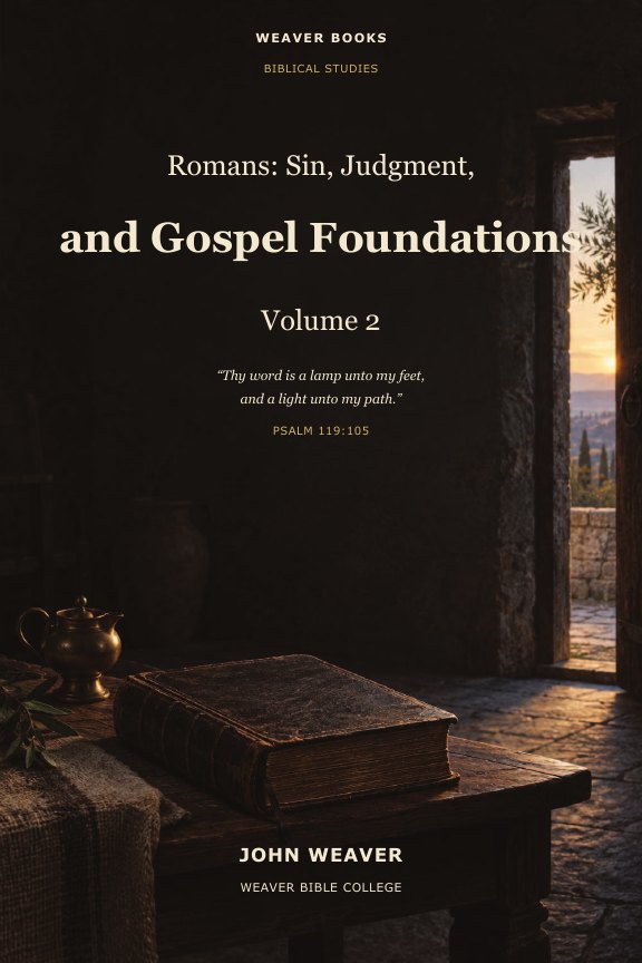 Front cover of Romans: Sin, Judgment, and Gospel Foundations - Volume 2