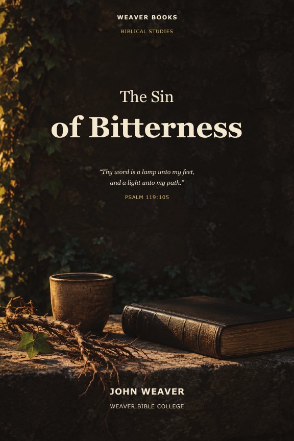 Front cover of The Sin of Bitterness